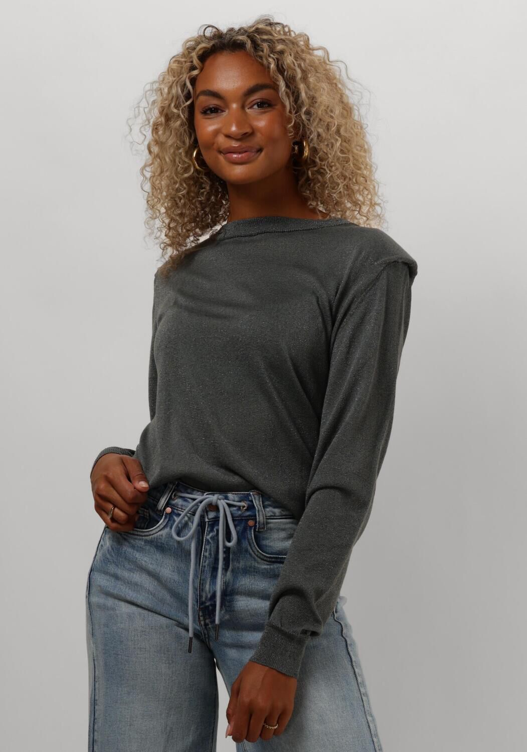 MINUS Dames Truien & Vesten Mekira Knit Pullover Grijs