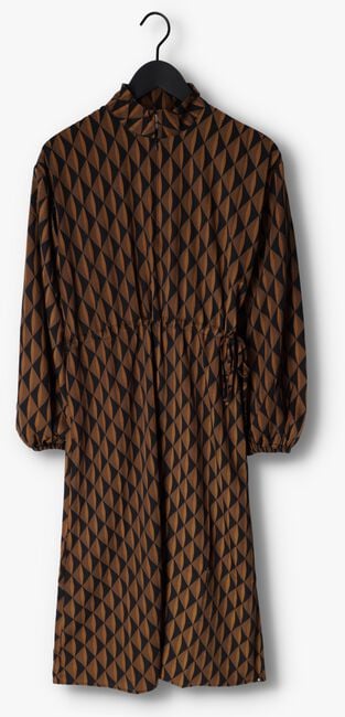 Bruine GESTUZ Midi jurk LITHILDE LONG DRESS - large