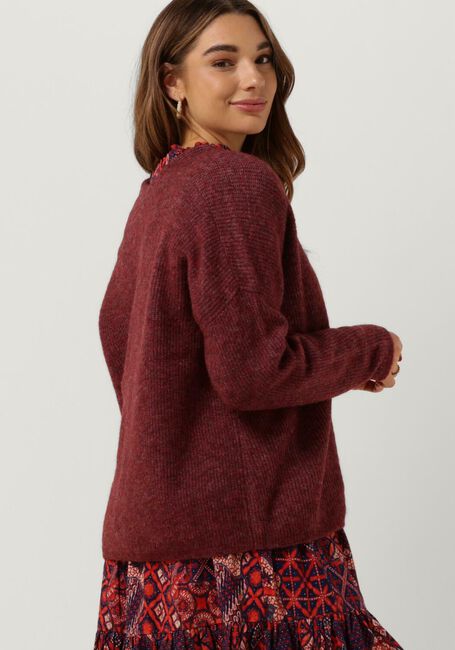 Rode MOS MOSH Trui THORA V-NECK KNIT - large