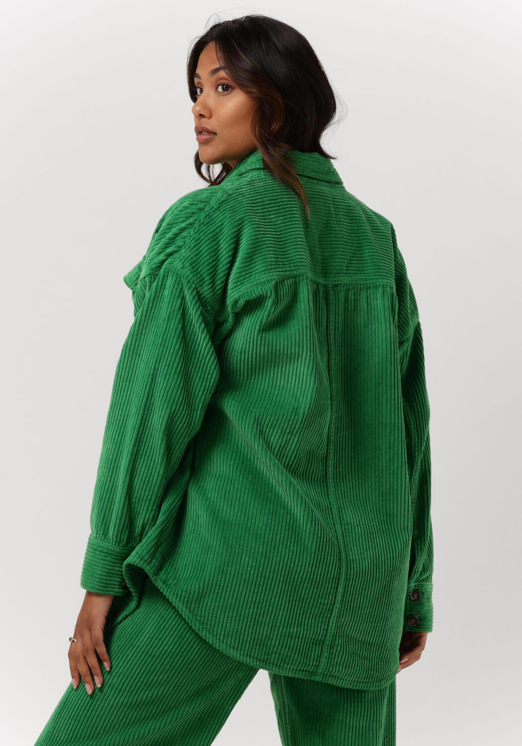 Groene corduroy blouse clearance