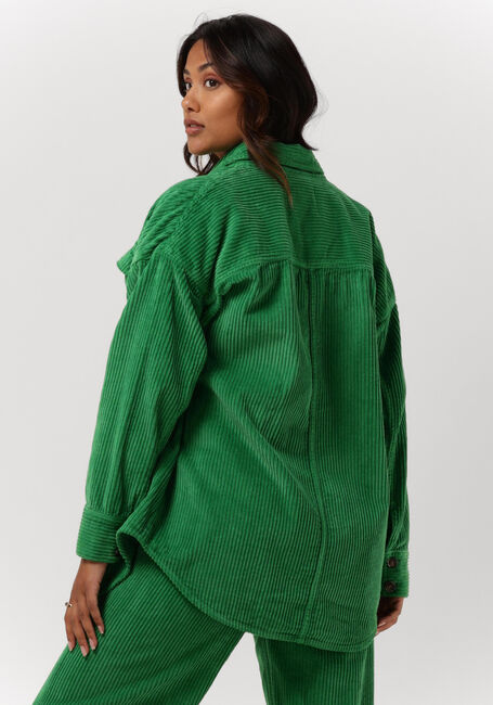 Groene CO'COUTURE Blouse VIKA CORDUROY SHIRT JACKET - large