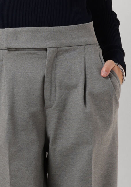Grijze VANILIA Wijde broek PUNTO PLEATED WIDE - large