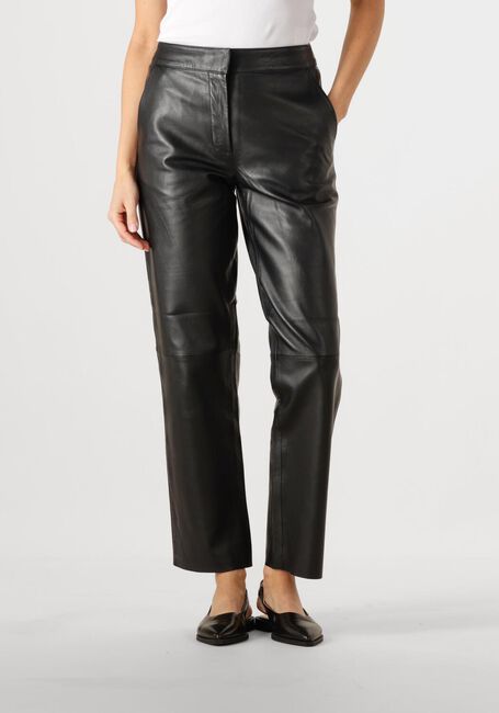 Zwarte Y.A.S. Pantalon YASLINE HMW LEATHER PANT - large
