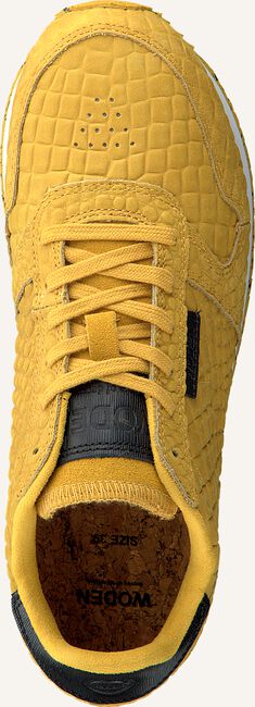 Gele WODEN Lage sneakers YDUN CROCO Gele WODEN Lage sneakers YDUN CROCO - large