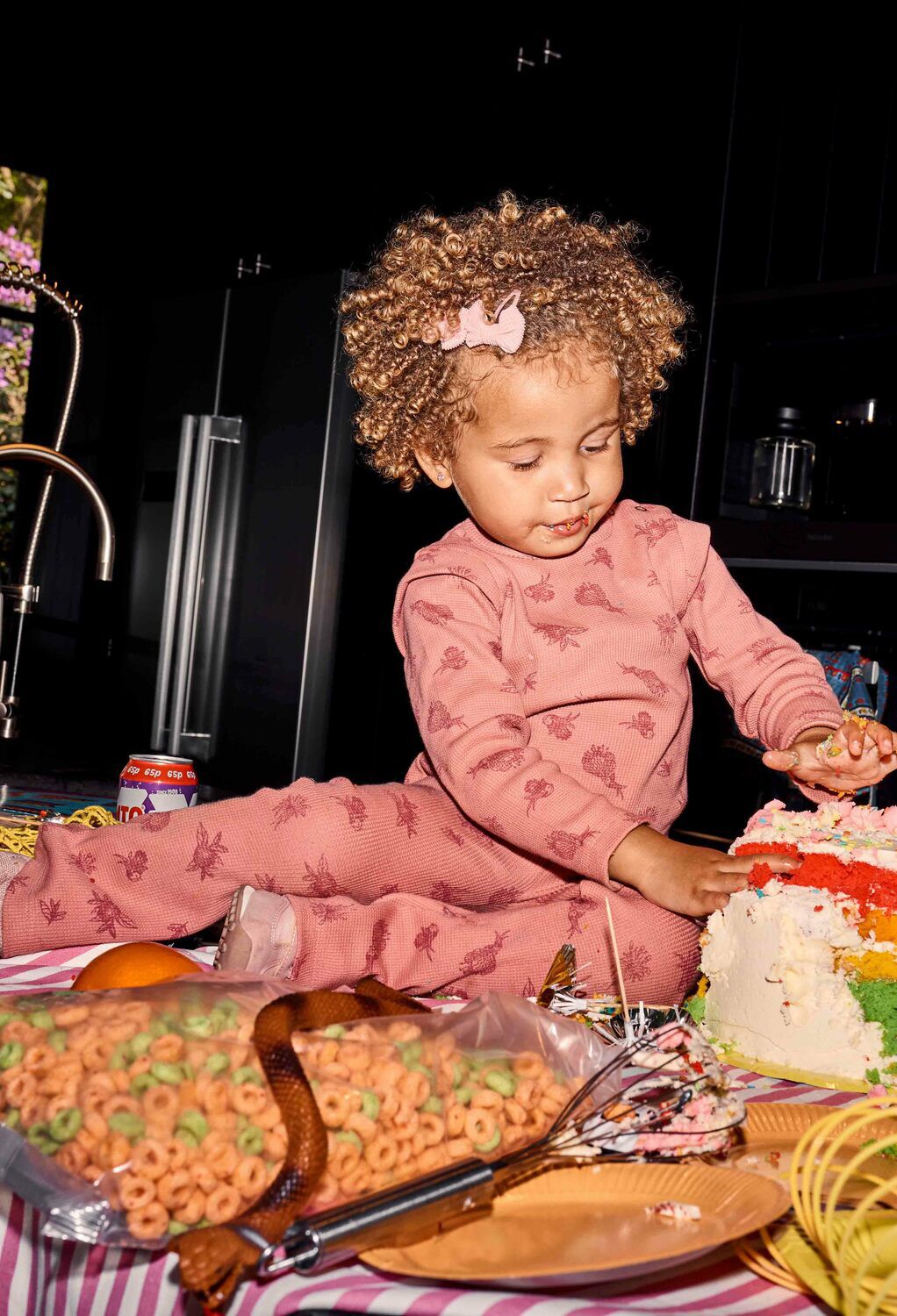 Roze RETOUR Lange broeken VEDA - large