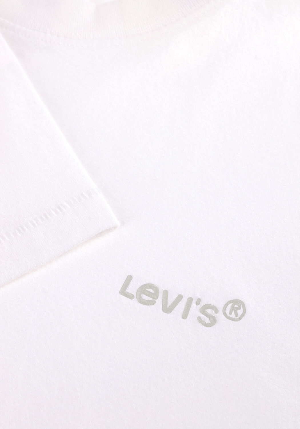Witte LEVI'S T-shirt RED TAB VINTAGE TEE - large