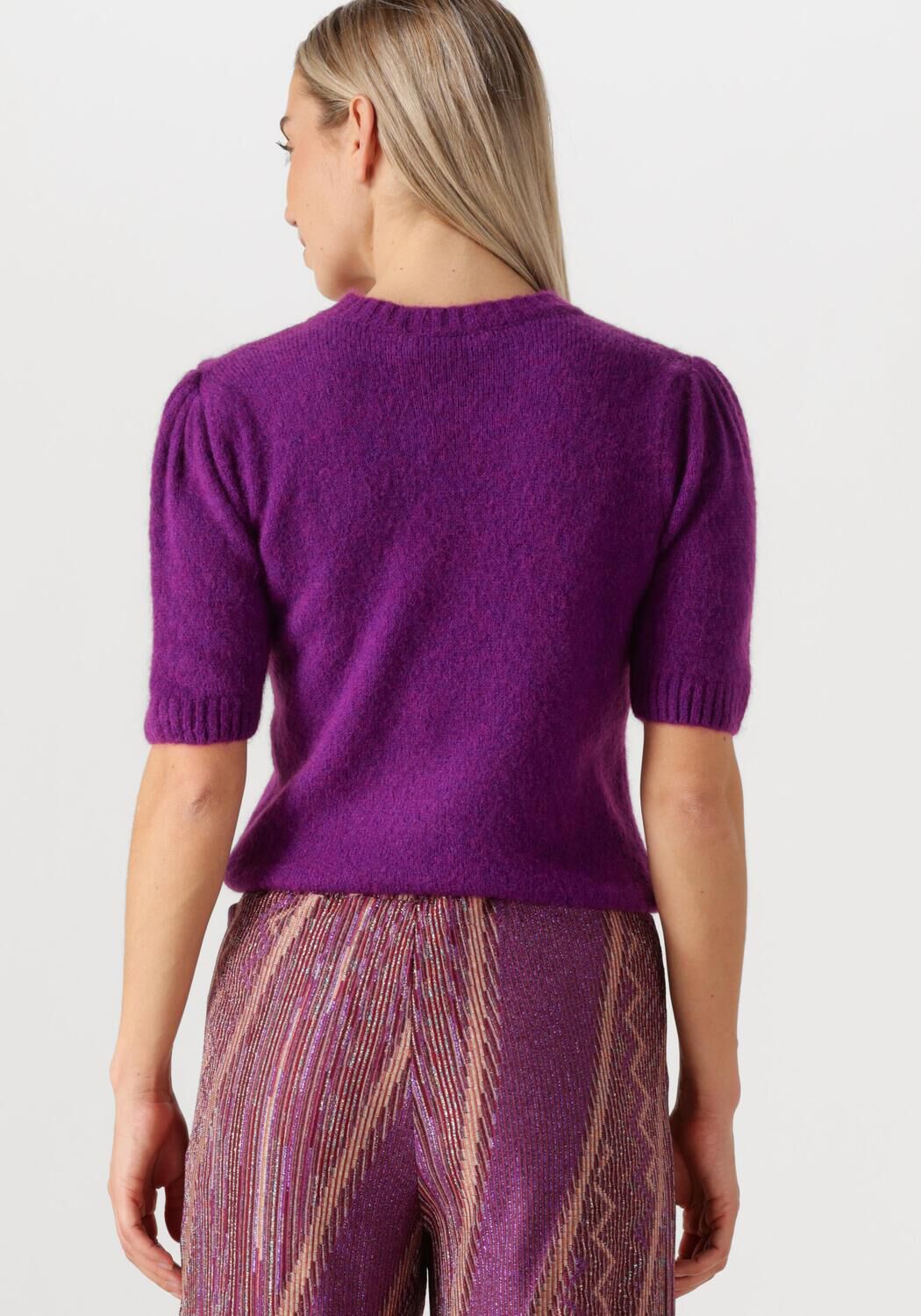 AMAYA AMSTERDAM Dames Truien & Vesten Summer Knit Paars