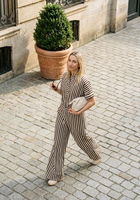 Multi STUDIO ANNELOES Blouses Laureen stripe blouse - large