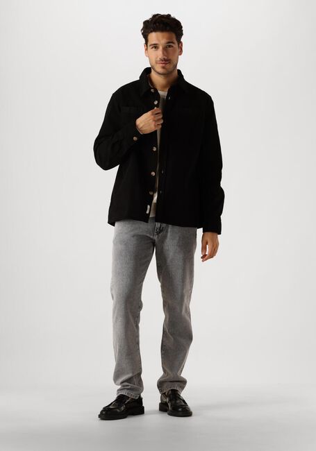 Zwarte FORÉT Overshirt FELLOW TWILL SHIRT - large