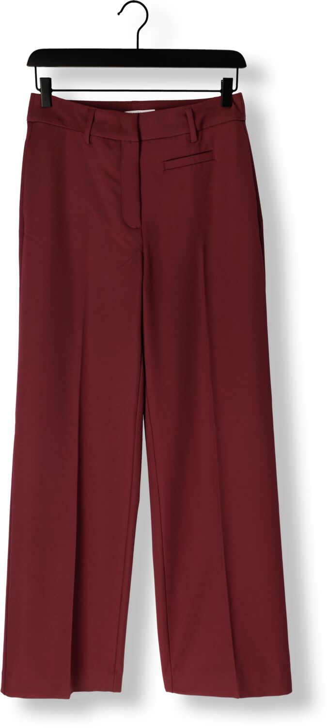HAUTE L'AMITIÉ Dames Broeken Premiere Plain Tall Pant Bordeaux