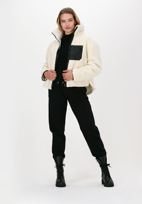 Zwarte NA-KD Coltrui RIBBED POLO KNITTED SWEATER - large