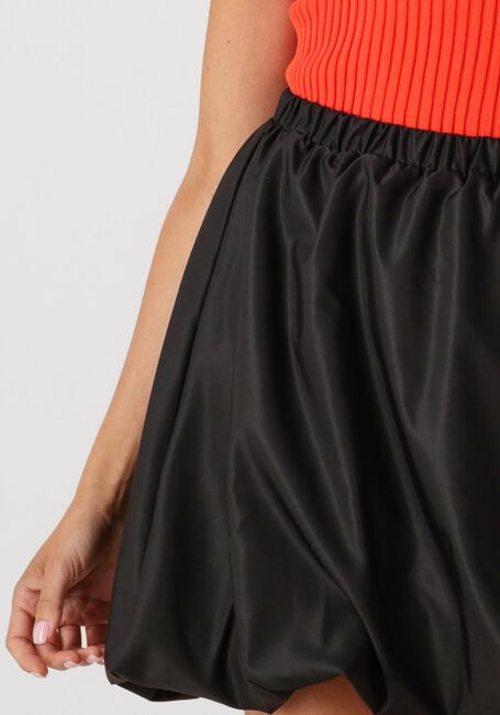 Zwarte Y.A.S. Minirok YASBOBBIE HW BUBBLE HEM SKIRT - large