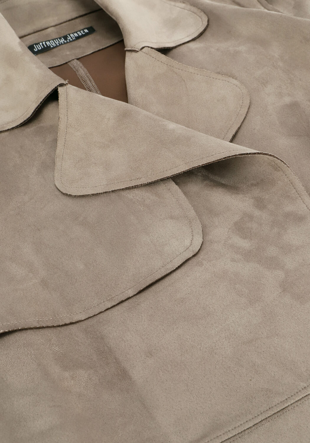 Taupe JANSEN AMSTERDAM Mantel COAT LONG - large