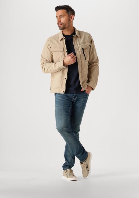 Blauwe PME LEGEND T-shirt SHORT SLEEVE R-NECK JACQUARD STRIPES - large