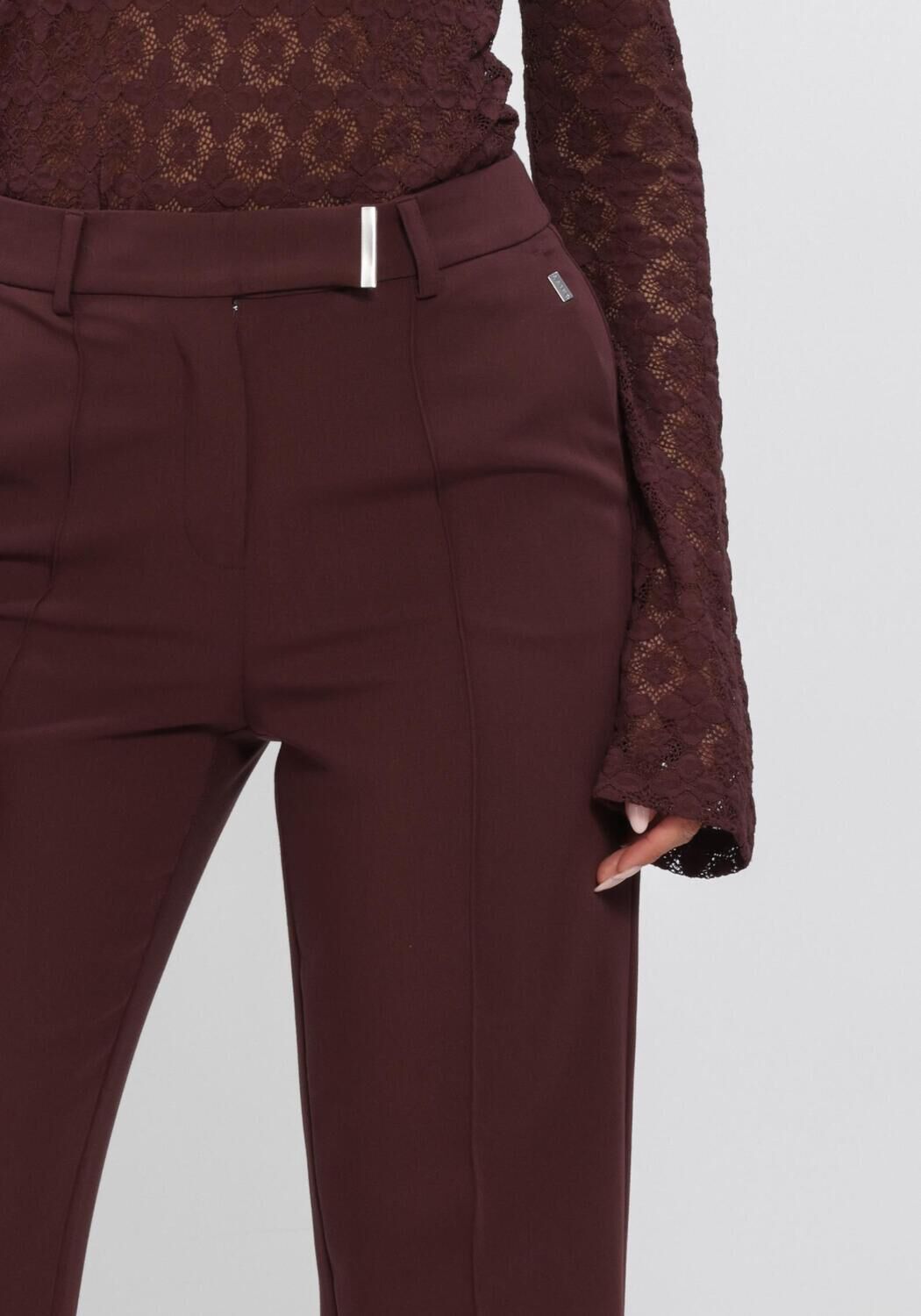 Bordeaux AAIKO Flared broek CHANTALLE RPES 345 - large