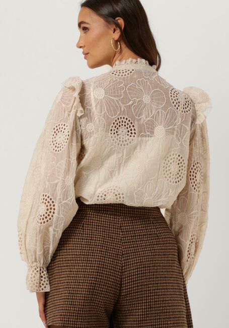 Creme BRUUNS BAZAAR Blouses CLEMATIS CARO SHIRT - large