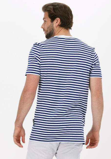 Blauwe G-STAR RAW T-shirt STRIPE SLIM R T - large