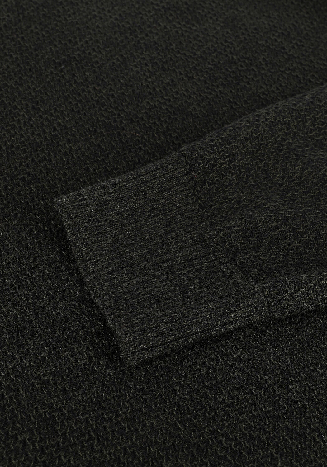 Grijze SELECTED MEN Trui SLHEKLON LS KNIT CREW W CAMP - large