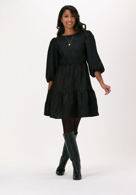 Zwarte NEO NOIR Mini jurk DAYANA JACQUARD DRESS - large