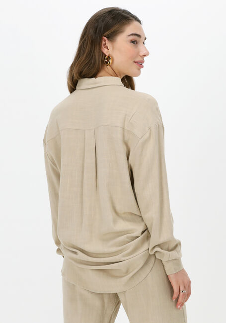 Beige ESMÉ STUDIOS Blouses MAREN OVERSIZE SHIRT - large