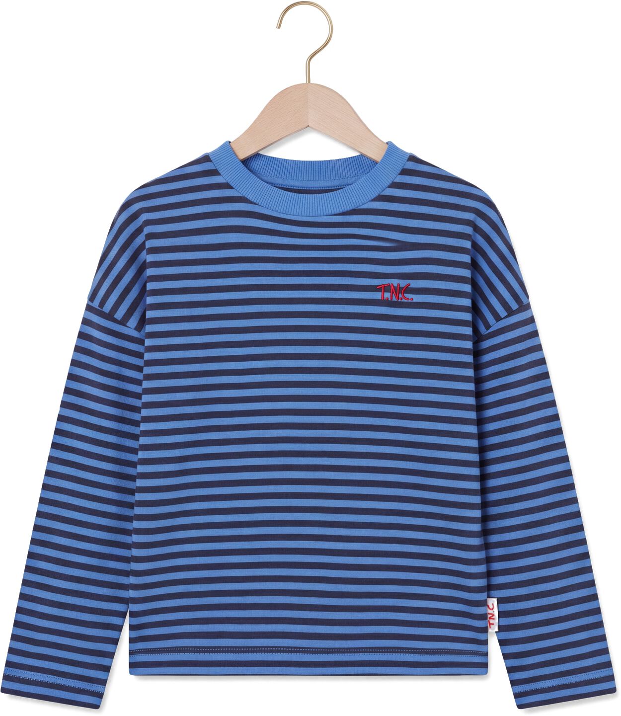 THE NEW CHAPTER Jongens Polo's & T-shirts Lou Longsleeve Blauw