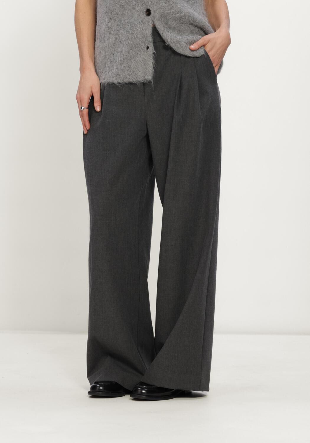 MSCH COPENHAGEN Dames Broeken Mschhenrike Hw Pants Antraciet