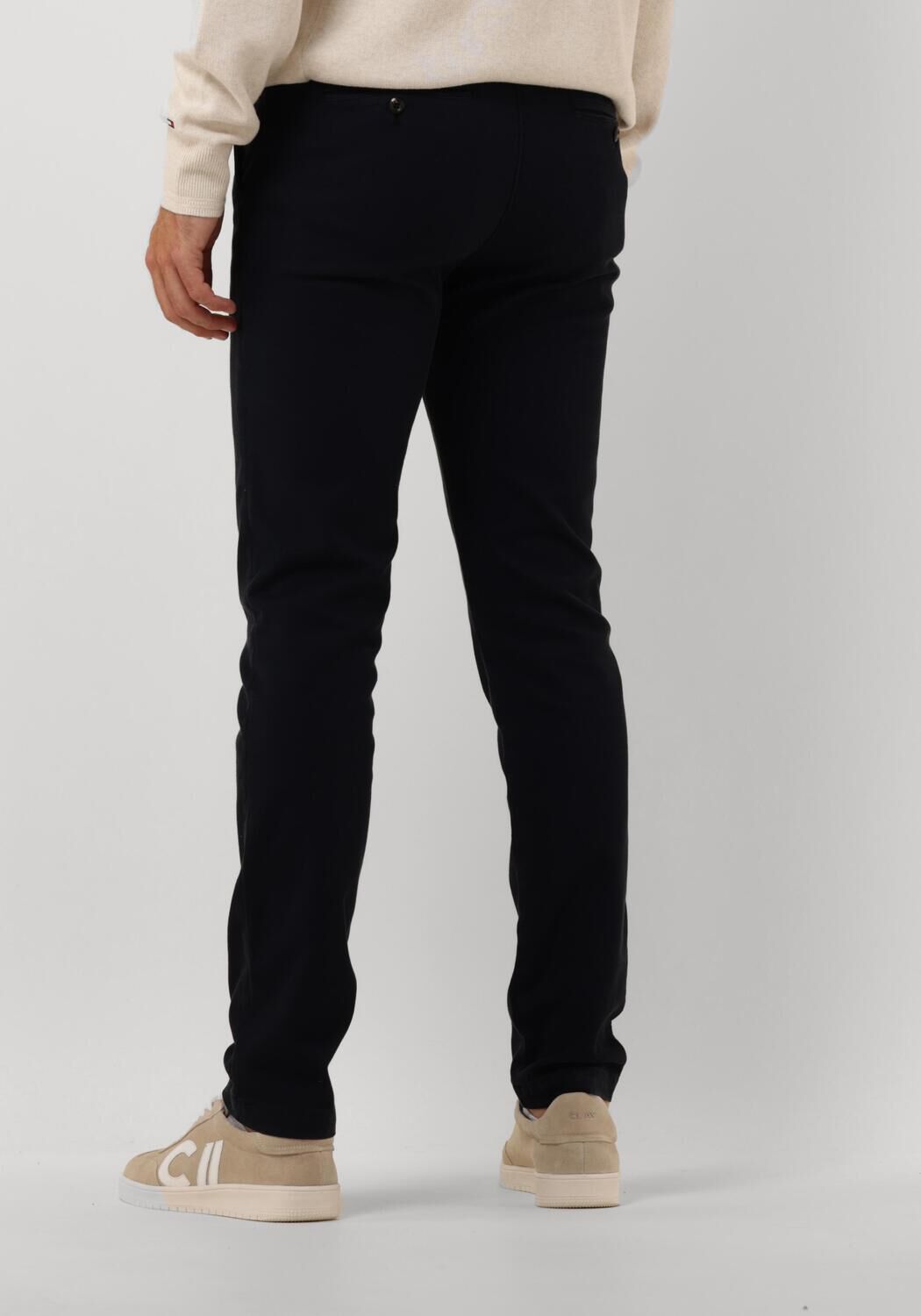 TOMMY HILFIGER Heren Broeken Chino Bleecker Structure Gmd Donkerblauw