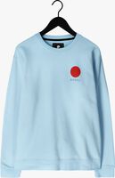 Lichtblauwe EDWIN Sweater JAPANESE SUN SWEAT HEAVY FELPA - medium
