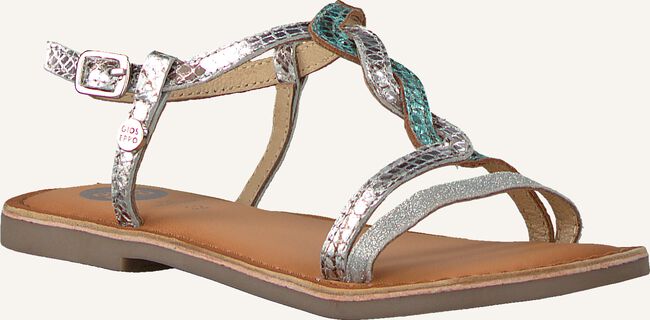 Zilveren GIOSEPPO Platte sandalen VOEREN Zilveren GIOSEPPO Platte sandalen VOEREN - large