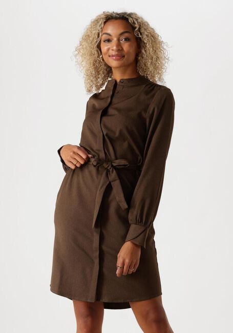 Bruine ANOTHER LABEL Mini jurk DALYCE DRESS - large