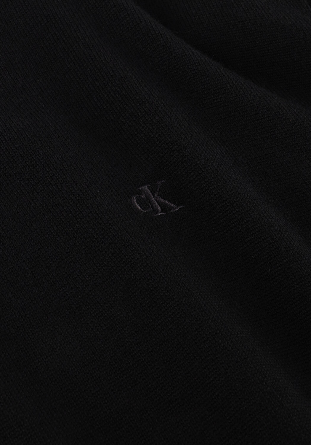 Zwarte CALVIN KLEIN Trui LS 100% MERINO QZ 14GG - large
