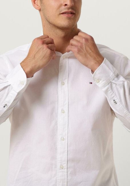 Witte TOMMY HILFIGER Casual overhemd CORE 1985 FLEX OXFORD RF SHIRT - large