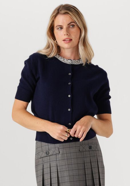 Donkerblauwe JANICE Trui MOON - large