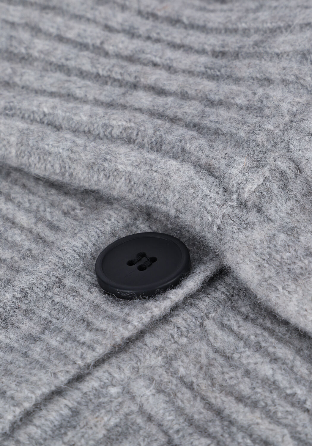 Lichtgrijze LEVETE ROOM Vest REBECCA 1 CARDIGAN - large