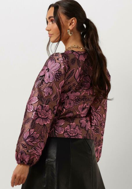 Roze SELECTED FEMME Top SLFPAULA PINK LAVENDER LS TOP - large