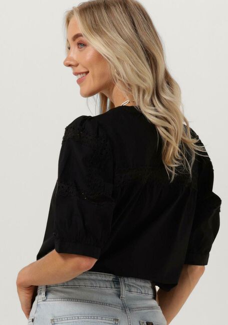 Zwarte MSCH COPENHAGEN Blouse MSCHMARIBEL CENILLA 2/4 SHIRT - large