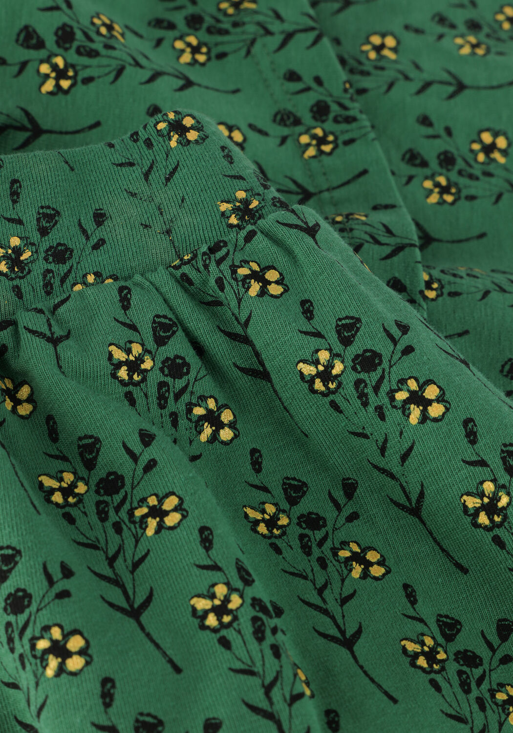 Groene MOODSTREET Minirok FLOWER PRINT DOUBLE STROKE SKIRT - large