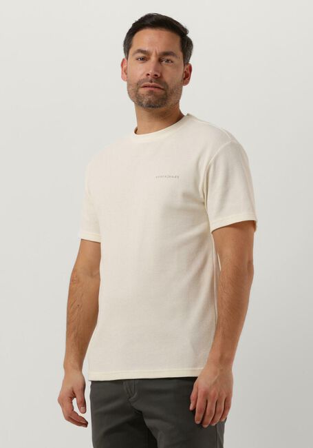 Gebroken wit ANERKJENDT T-shirt AKKIKKI S/S WAFFLE TEE - large