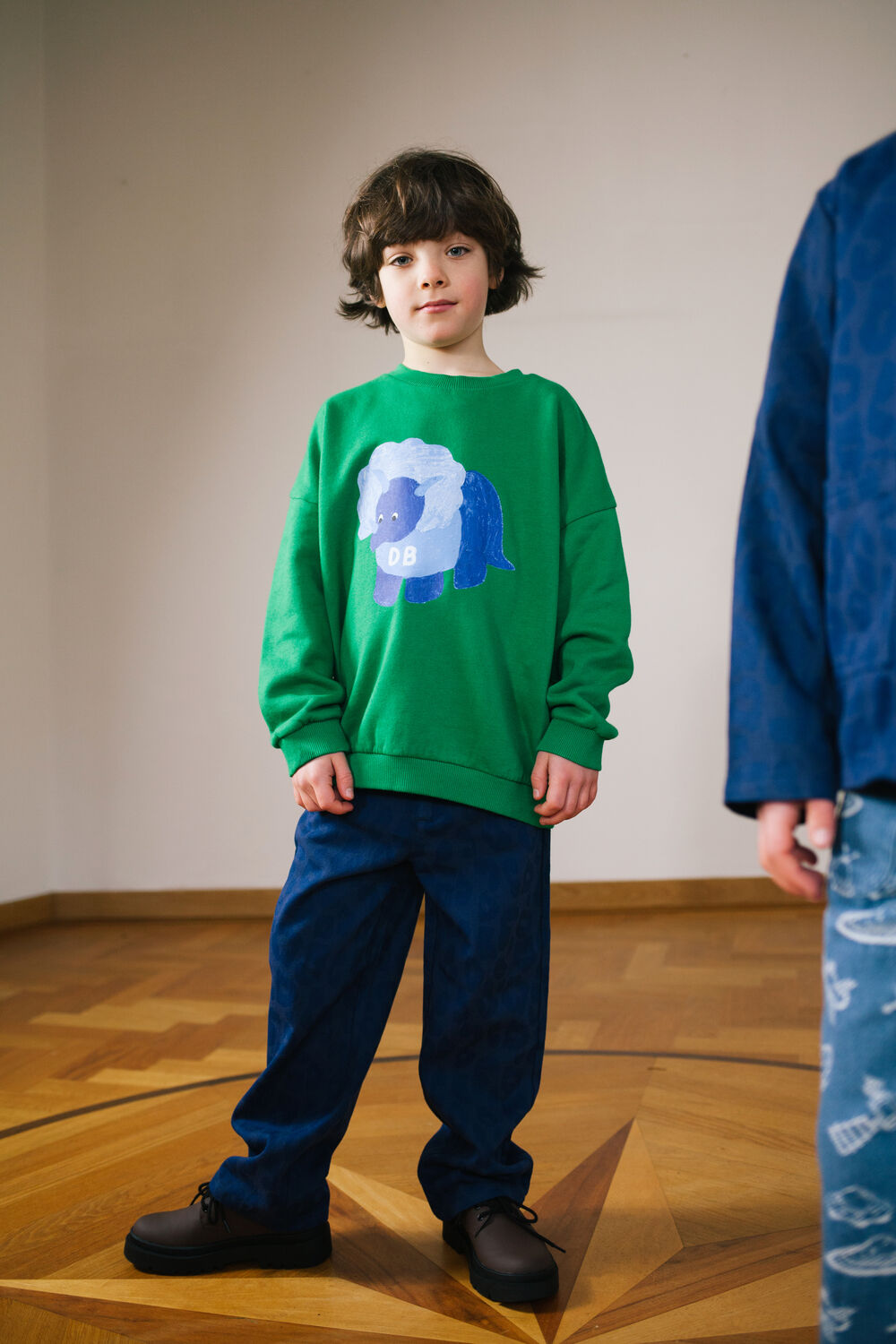 Bronskleurig DAILY BRAT Sweater ROCKY DINO SWEATER - large