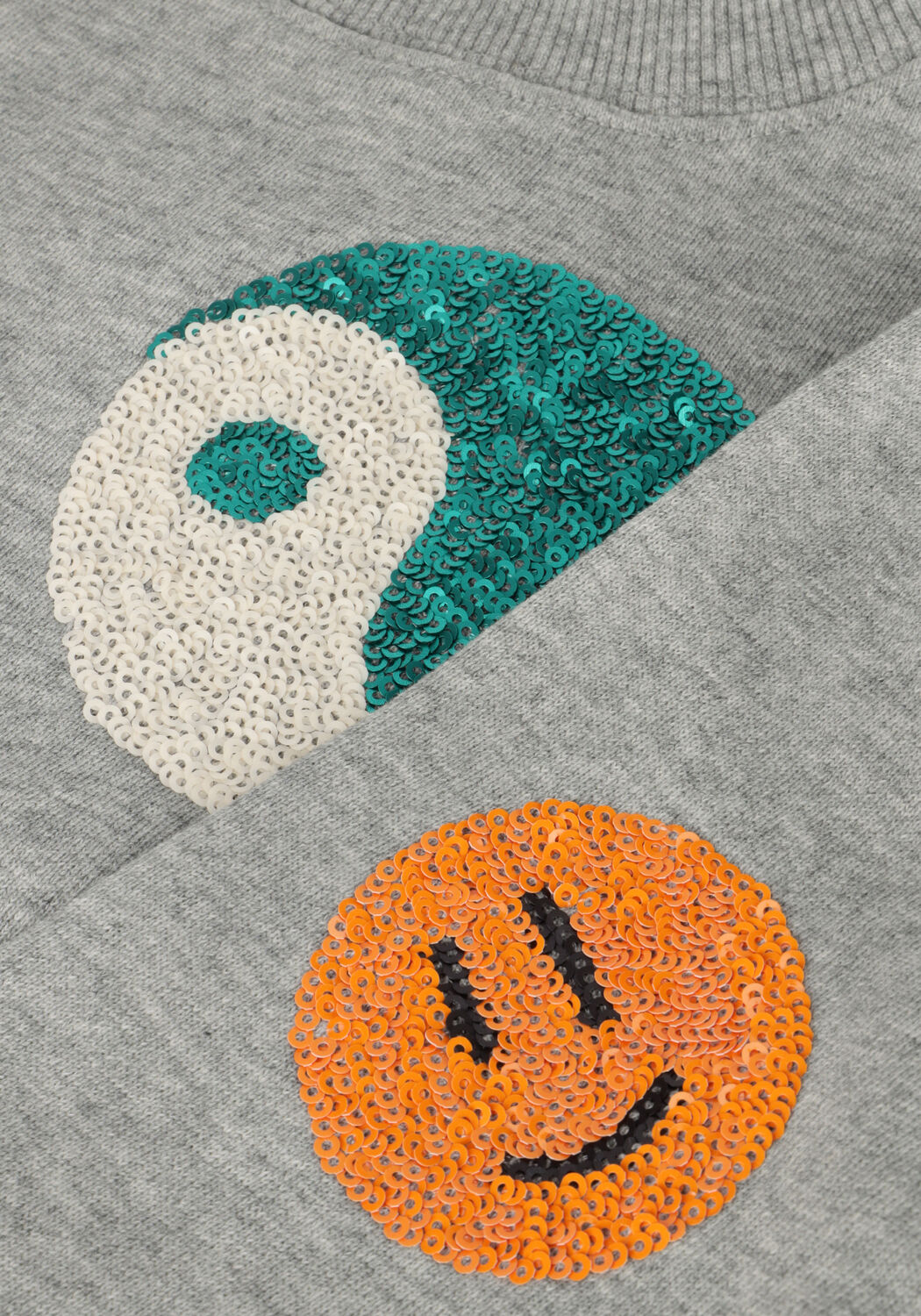 Lichtgrijze MOLO Sweater MARGE - large