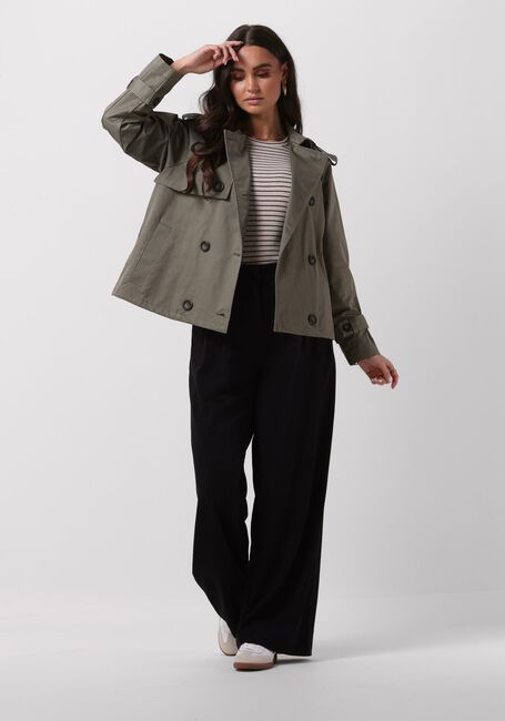 Olijf MY ESSENTIAL WARDROBE Trenchcoats MIRAMW SHORT TRENCHCOAT - large