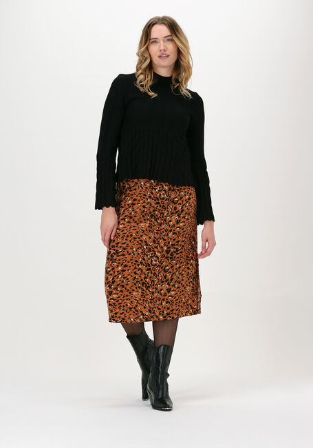 Bruine ANOTHER LABEL Midirok DEMI SKIRT - large