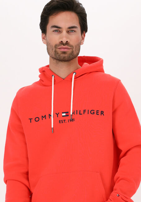 verontschuldiging Onschuld Seminarie Oranje TOMMY HILFIGER Trui TOMMY LOGO HOODY | Omoda
