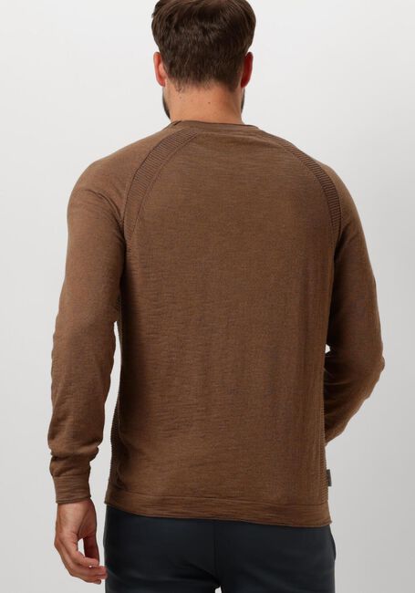 Bruine CAST IRON Trui CREWNECK COTTON HEATHER - large