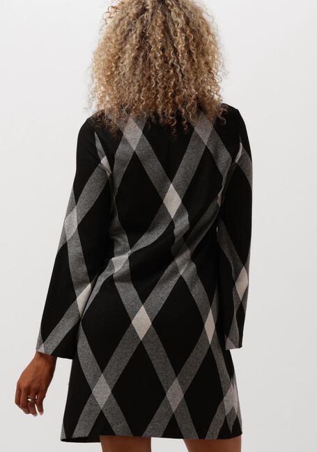 Grijze ANA ALCAZAR Mini jurk 60 TIES DRESS - large