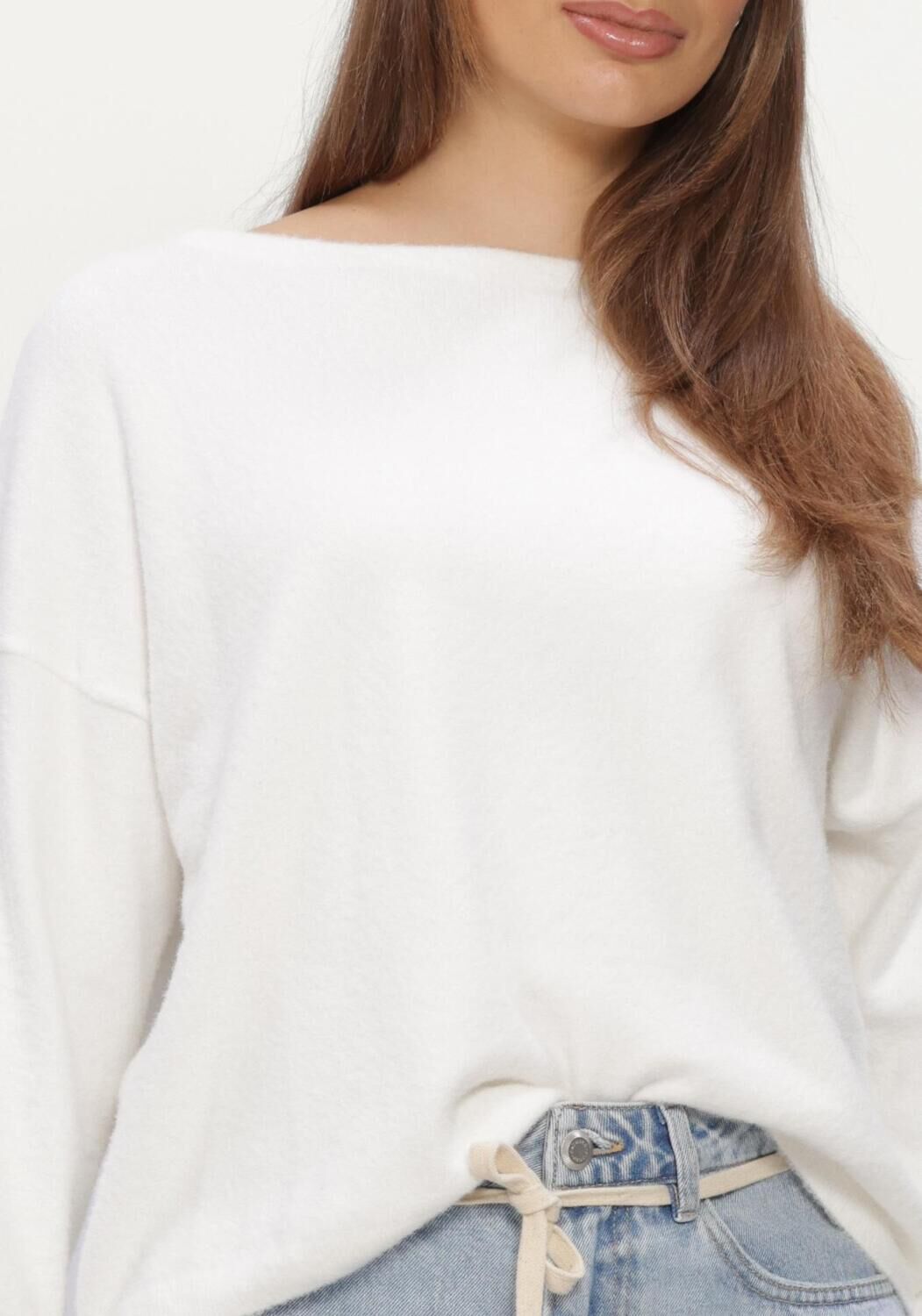 Witte CATWALK JUNKIE Trui SOFT KNIT - large