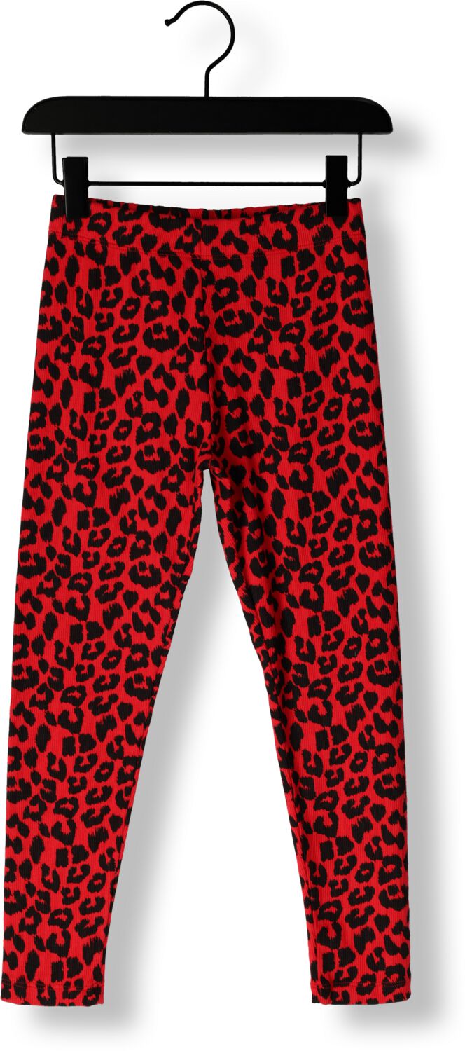 DAILY BRAT Meisjes Broeken Leopard Pants Rood