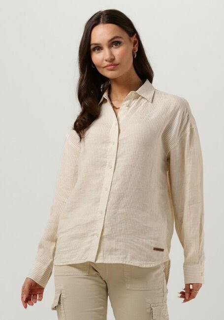 Beige MOSCOW Blouse 115–05-BUTTONS - large