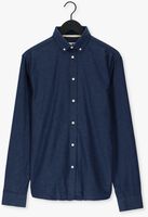 Blauwe ANERKJENDT Casual overhemd AKKNORAD MELANGE SHIRT