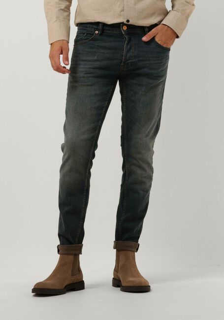 Blauwe CAST IRON Slim fit jeans SHIFTBACK REGULAR TAPERED VINTAGE TINTED WASH - large